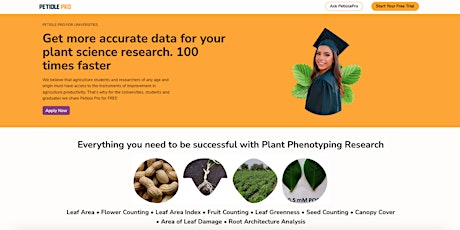 Petiole Pro for Universities: Free Leaf Area Measurement with Smartphone