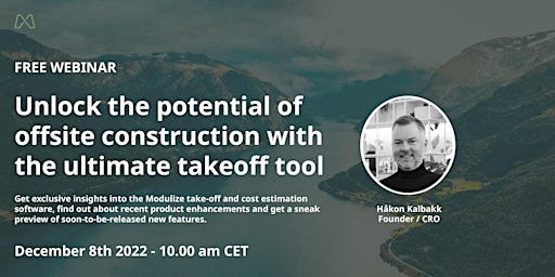 Unlock the potential of offsite construction with the ultimate takeoff tool