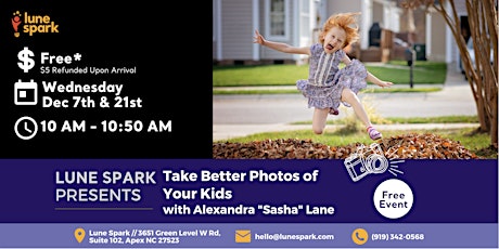 Take Better Photos of Your Kids with Alexandra "Sasha" Lane