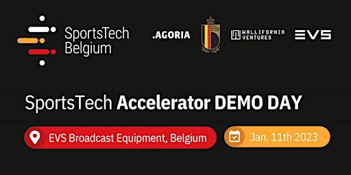 DEMO DAY SportsTech Belgium | Accelerator 2022  | 11th Jan. 2023