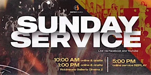 [Dec 4 - 1PM] Destiny Central ONSITE Sunday Service