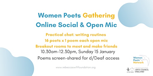 Women Poets' Online Open Mic & Gathering