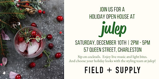 Holiday Open House at julep