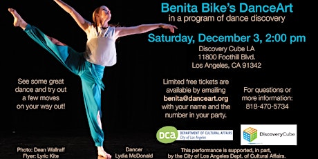 Benita Bike's DanceArt at Discovery Cube Los Angeles primary image