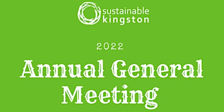 Sustainable Kingston 2022 Annual General Meeting primary image