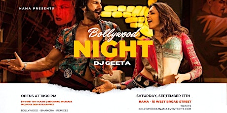Bollywood Night at Nama