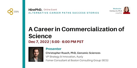 A Career in Commercialization of Science