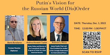 Putin's Vision for Russian New World (Dis)Order