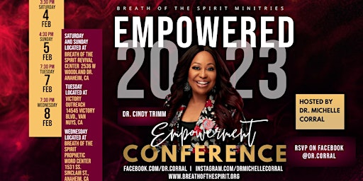 Empowered 2023 with Dr. Cindy Trimm