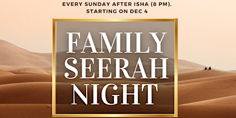 Family Seerah Night