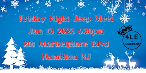 Friday Night Jeep Meet - Registration is optional