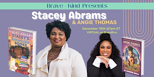 Stacey Abrams VIRTUAL Picture Book Launch: Stacey's Remarkable Books