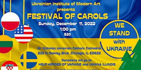 FESTIVAL OF CAROLS…WE STAND WITH UKRAINE