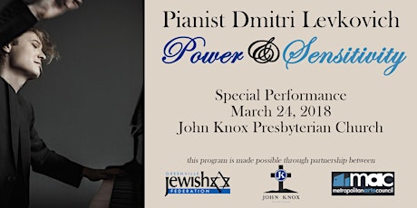 Pianist Dmitri Levkovich - "Power & Sensitivity" primary image