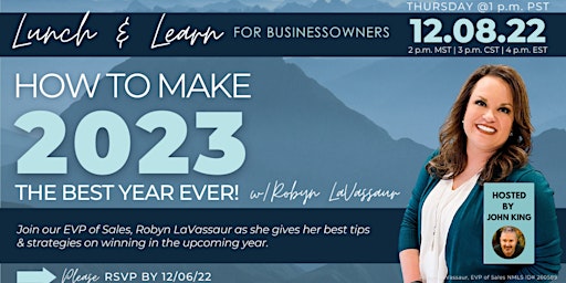 How to make 2023 the best year ever for businessowners!