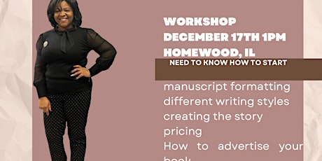Self publishing starter kit/ manuscript workshop