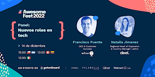 Panel sobre Nuevos roles en Tech | AwesomeFest 2022