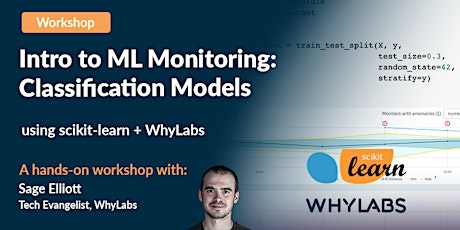 Intro to ML Monitoring: Classification Models using scikit-learn + WhyLabs