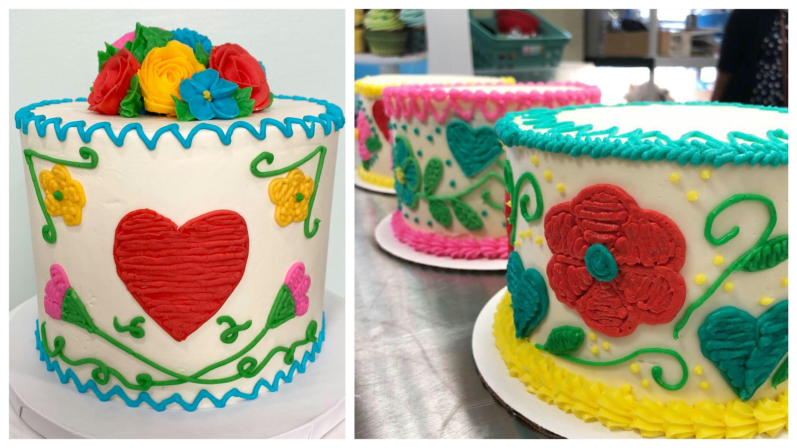 Mexican Embroidery Cake Decorating Class