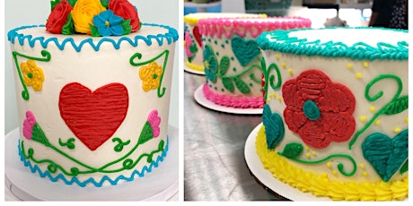 Mexican Embroidery Cake Decorating Class