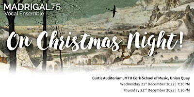 Madrigal'75 concert Wednesday, 21 Dec 2022