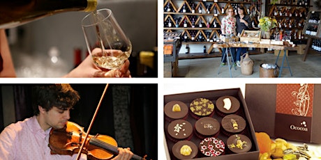 The Colors of Love: A Guided Wine, Cheese, Chocolate, and Music Tasting primary image