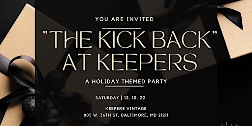 Keepers Kick Back Day Party (Holiday Edition)