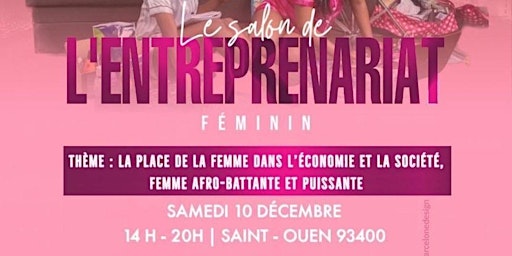 Salon de l' ENTREPRENARIAT FEMININ.  ALL WHITE DRESS CODE OBLIGATOIRE