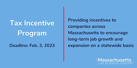 MLSC Tax Incentive Program Info Session primary image