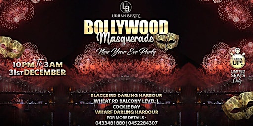 NYE Bollywood Masquerade Party @ Darling Harbour