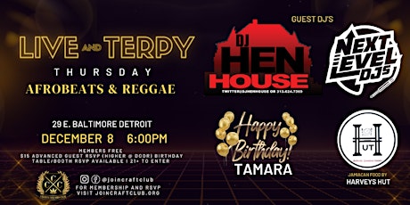 Terpy Thursday Night Football Party Hosted by DJ Hen House & Next Level DJs