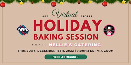 2022 Virtual Holiday Baking Session