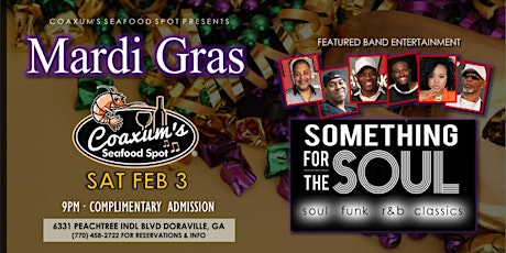 Mardi Gras Celebration Live feat Something for the Soul primary image