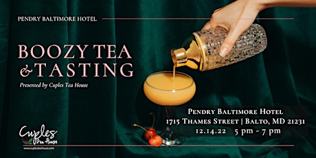 BOOZY TEA TASTING EVENT
