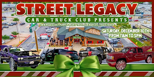 Street Legacy Car & Truck Club Presents: Toy Drive & Angelfest Carshow