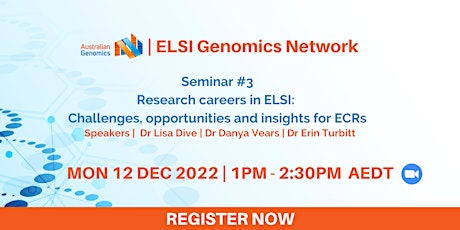 ELSI Genomics Network Seminar #3