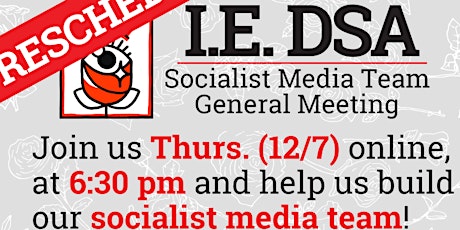 Socialist Media Team General Meeting
