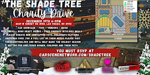 The Shade Tree charity drive at El Dorado Cantina