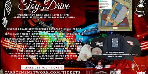 Arts District Car Showcase and toy drive