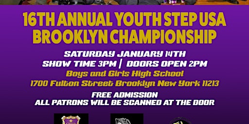 16th Annual Youth Step USA Brooklyn Borough Championship (Registration)