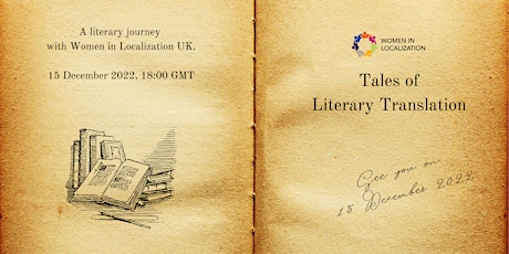 W.L. UK Event - Tales of Literary Translation