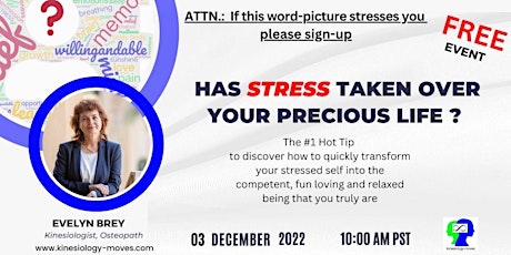Has STRESS taken over your precious life?