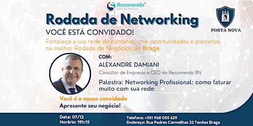 Networking+ Palestra: Networking : Como faturar muito com sua rede