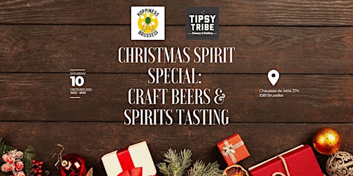 Christmas Spirit special: Christmas craft beers & spirits tasting