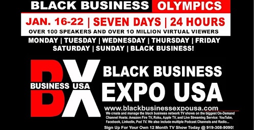 2023 Black Business Olympics USA (Global)