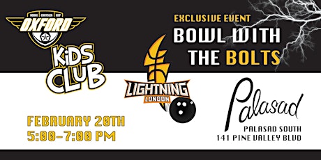 Oxford Dodge Kids Club Exclusive Event - Bowl with the Bolts primary image