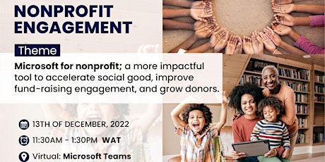 Microsoft nonprofit engagement; accelerate social good, improve fundraising