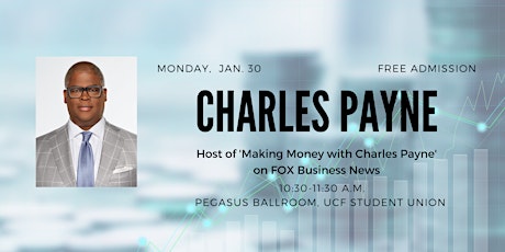 Distinguished Speaker Series feat.  Charles Payne from FOX Business News primary image