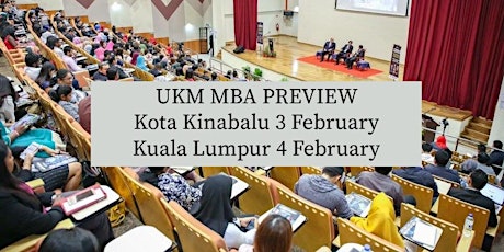 UKM MBA Preview (Kota Kinabalu) for March Intake primary image