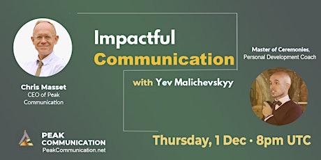 Impactful Communication Workshop - Get comfortable speaking to audience #3